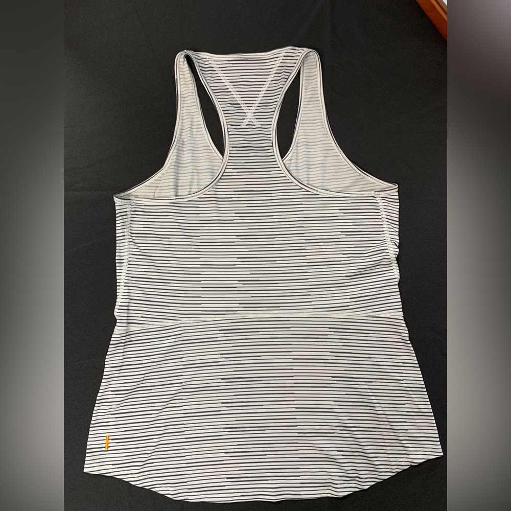 Lucy Workout Striped Women's Tank Top - Picture 2 of 3